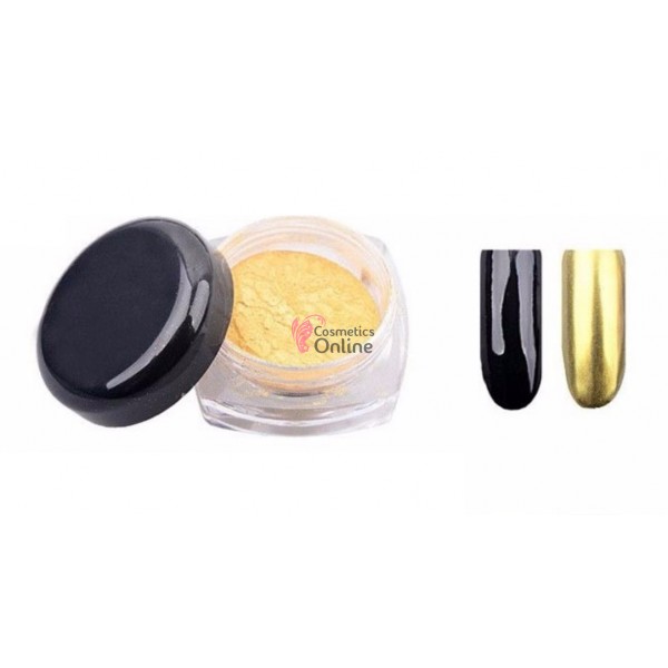 Pigment mirror cameleon effect 2gr pentru Gel UV sau Acril, NADP007KK Cristal Gold